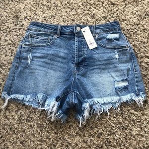 HARPER HERITAGE DESTRUCTED FRAYED SHORTS